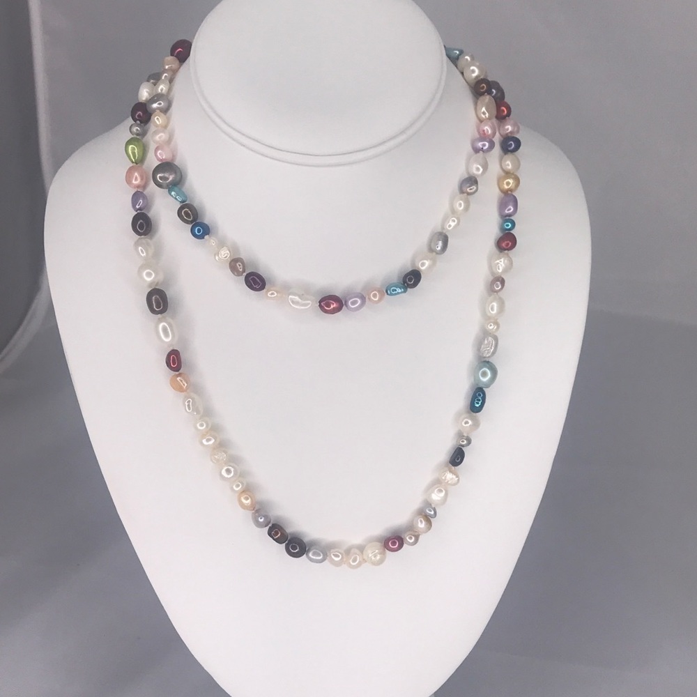 Multi-Color Freshwater Pearl Necklace